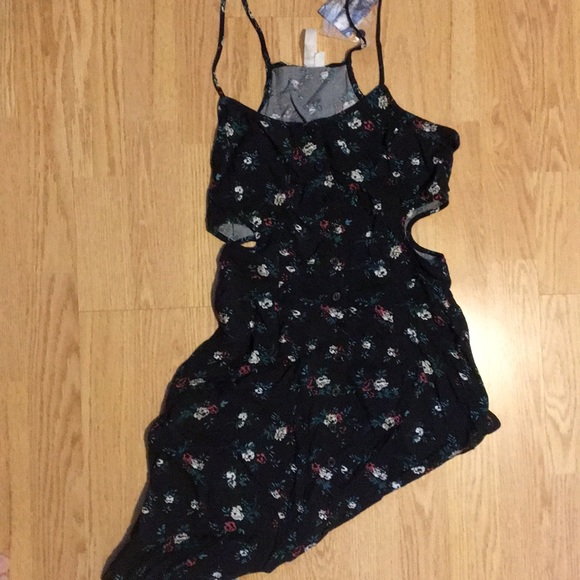 Floral HighLow Dress w/ Cutouts Urban Outfitters S - Picture 2 of 6